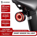 Piederums velosipēdiem iLike  Smart Bike Tail Light, USB Rechargeable LED Bicycle Rear Light with Brake Sensor, Auto Sleep Mode & Vibration Wake-Up 
