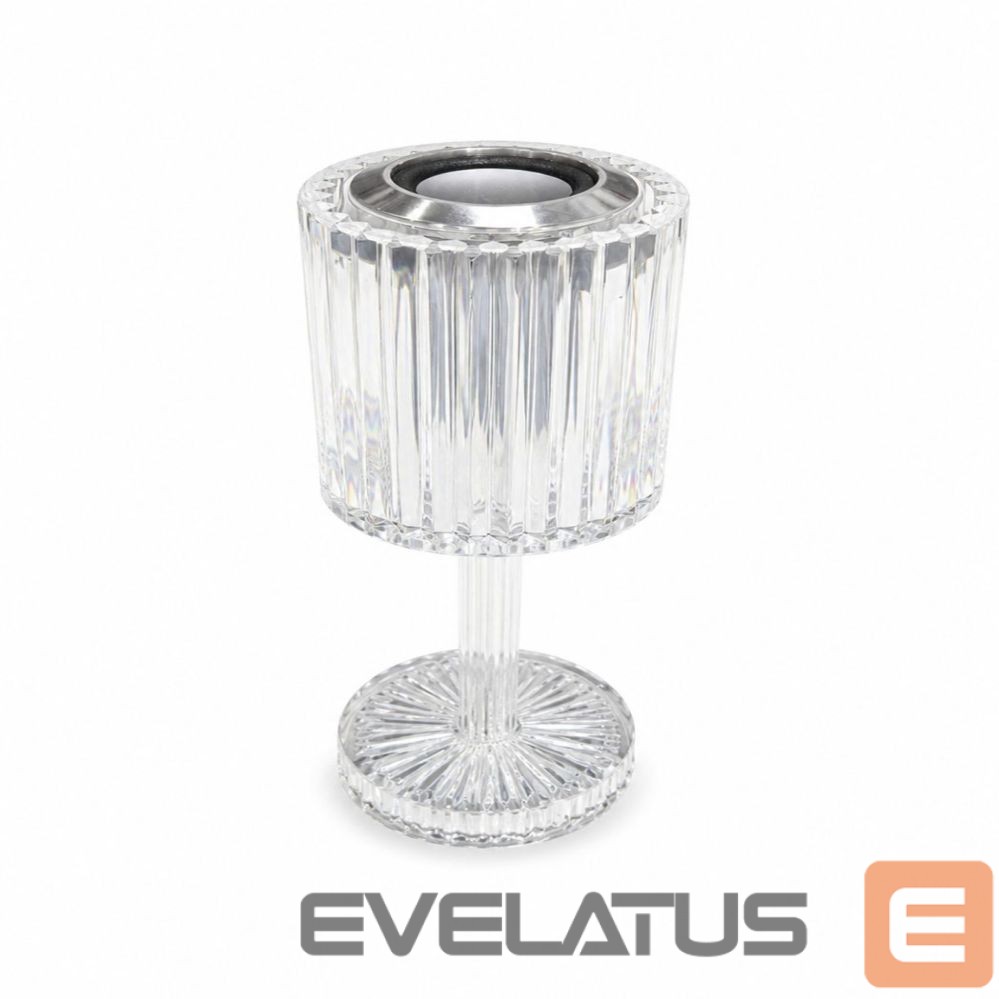 Galda lampa iLike Crystal Touch RGB LED Table Lamp with Bluetooth Speaker, Ambient Night Light & Remote Control