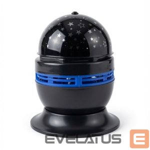 LED Prožektors iLike  RGB Crystal Ball Light, 180° Rotating Party Projector with Remote Black