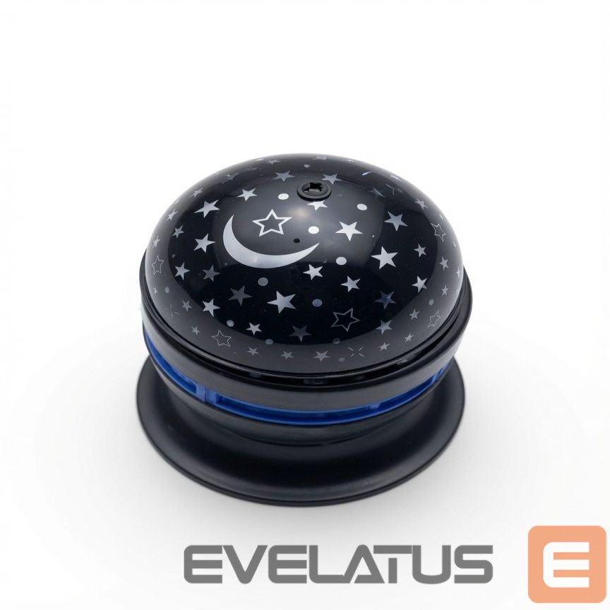 LED Prožektors iLike RGB Crystal Ball Light, 180° Rotating Party Projector with Remote Black