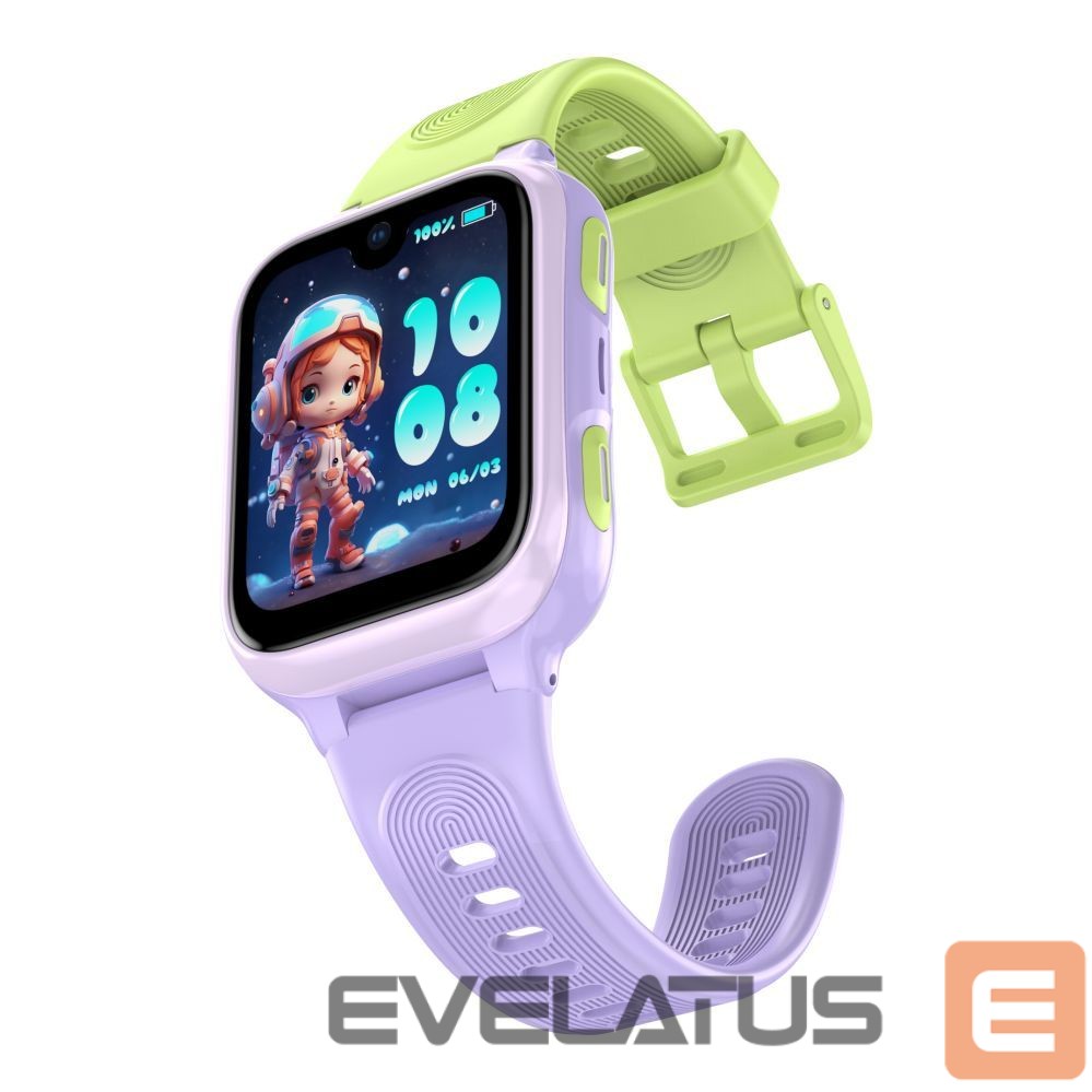 Viedpulksteni LAGENIO AI Kids Watch K9 4G Purple