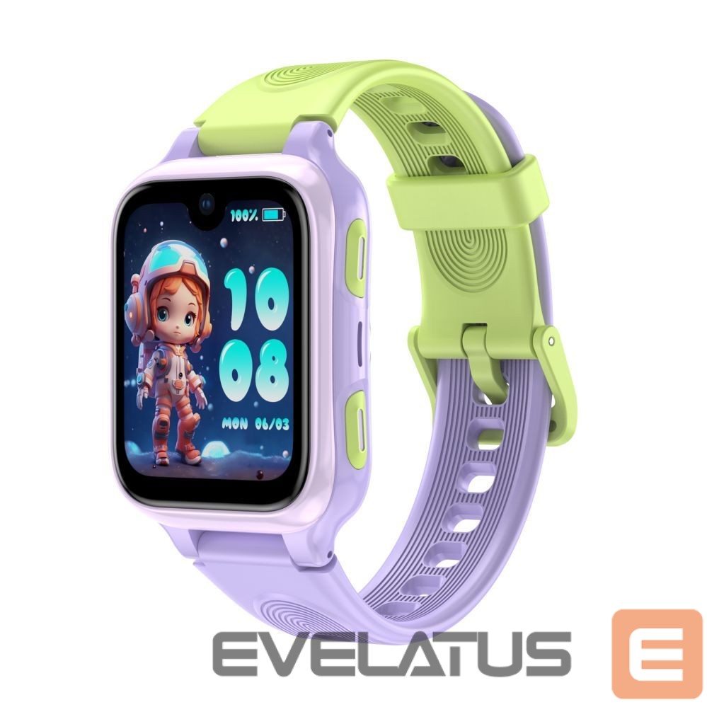 Viedpulksteni LAGENIO AI Kids Watch K9 4G Purple