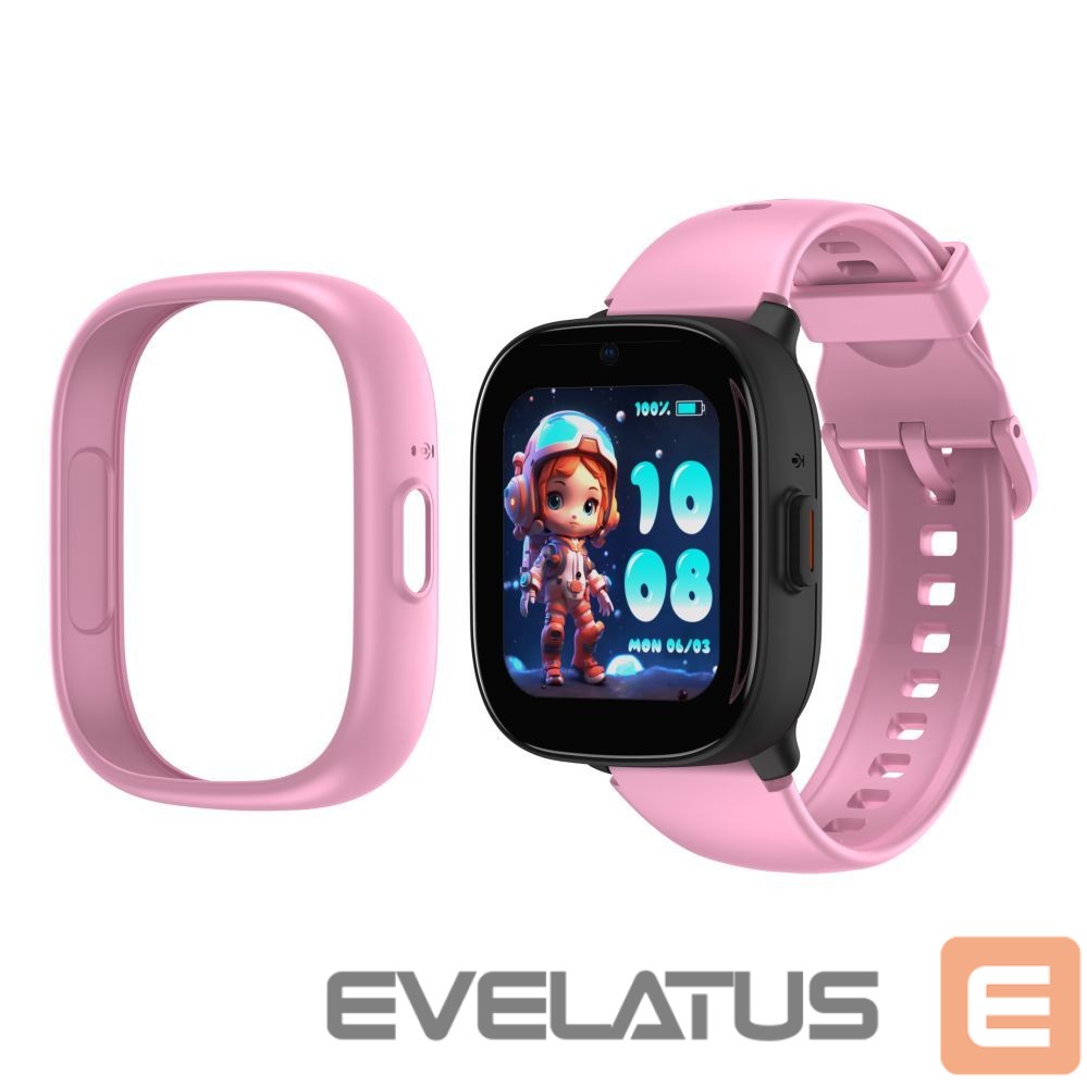 Viedpulksteni LAGENIO K3 4G Kids Smart Watch Pink