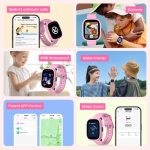 Viedpulksteni LAGENIO  K3 4G Kids Smart Watch Pink