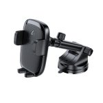 Auto lādētāji Acefast  IN-CAR Phone Holder With 15W FAST Wireless Charger Black