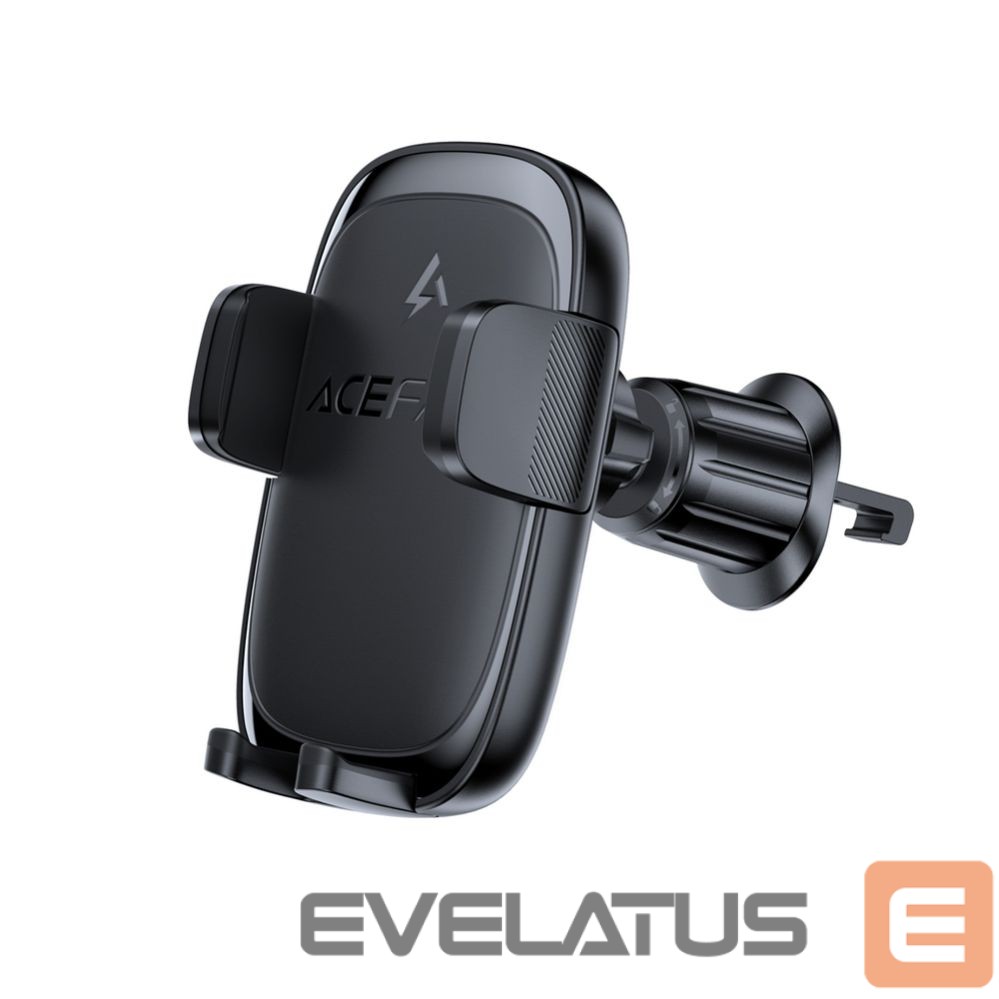 Auto turētājs Acefast D48 Car Air Vent Mount with Wireless Charger Black