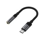 Adapteris Acefast  USB-C to 3.5mm Acefast J12 Audio Adapter Black