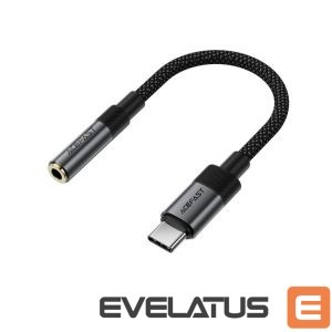 Adapteris Acefast  USB-C to 3.5mm Acefast J12 Audio Adapter Black