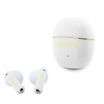 Bezvadu austiņas Guess  Gold Line Glossy Classic Logo TWS Wireless Earphones White