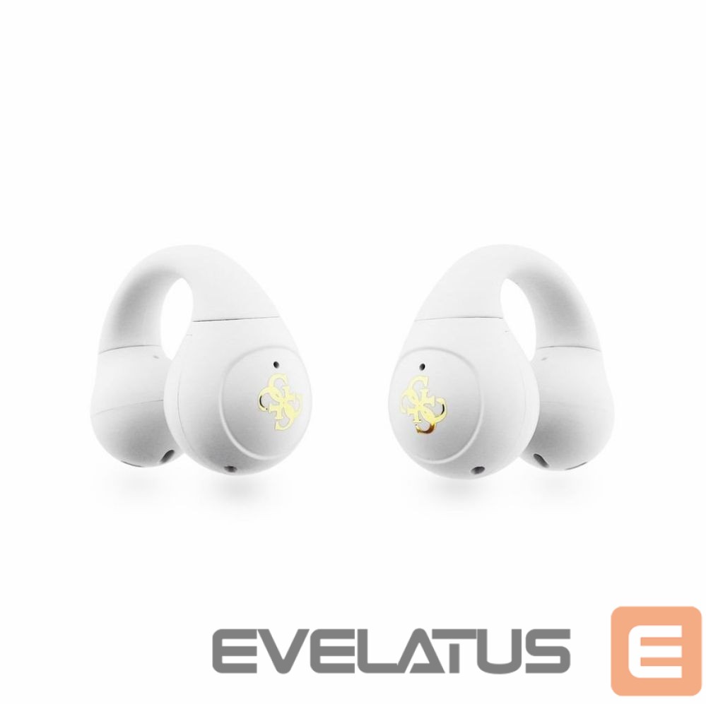 Bezvadu austiņas Guess Mini Classic Logo OWS Wireless Earphones White