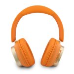 Bezvadu austiņas Guess  Rectangle Metal Script Logo ENC Wireless Headphone Orange