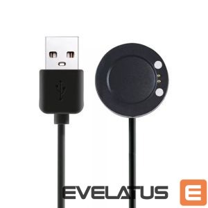 Siksniņa iWear  CH5 Universal USB 1m Power Cable Smart Watch 2-pin round magnetic charger pad 