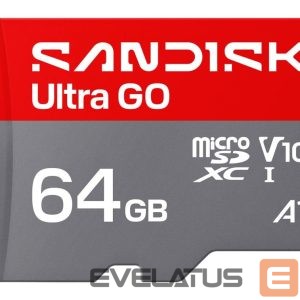 Cita datorprece SANDISK BY WESTERN DIGITAL  MEMORY MICRO SDXC 64GB UHS-I/SDSQUGN-064G-GN6MN 