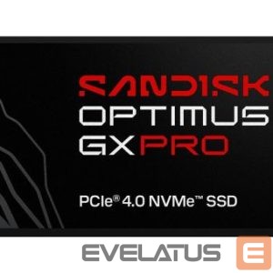 Cietais disks SSD SANDISK BY WESTERN DIGITAL  SSD||1200xTBW rating|MTBF 1750000 h|Read speed 7300 MB/s|Write speed 6600 MB/s|NVMe Yes|PCI Express 4.0|M.2|2000 GB|SDSP81200TAN-000E0 