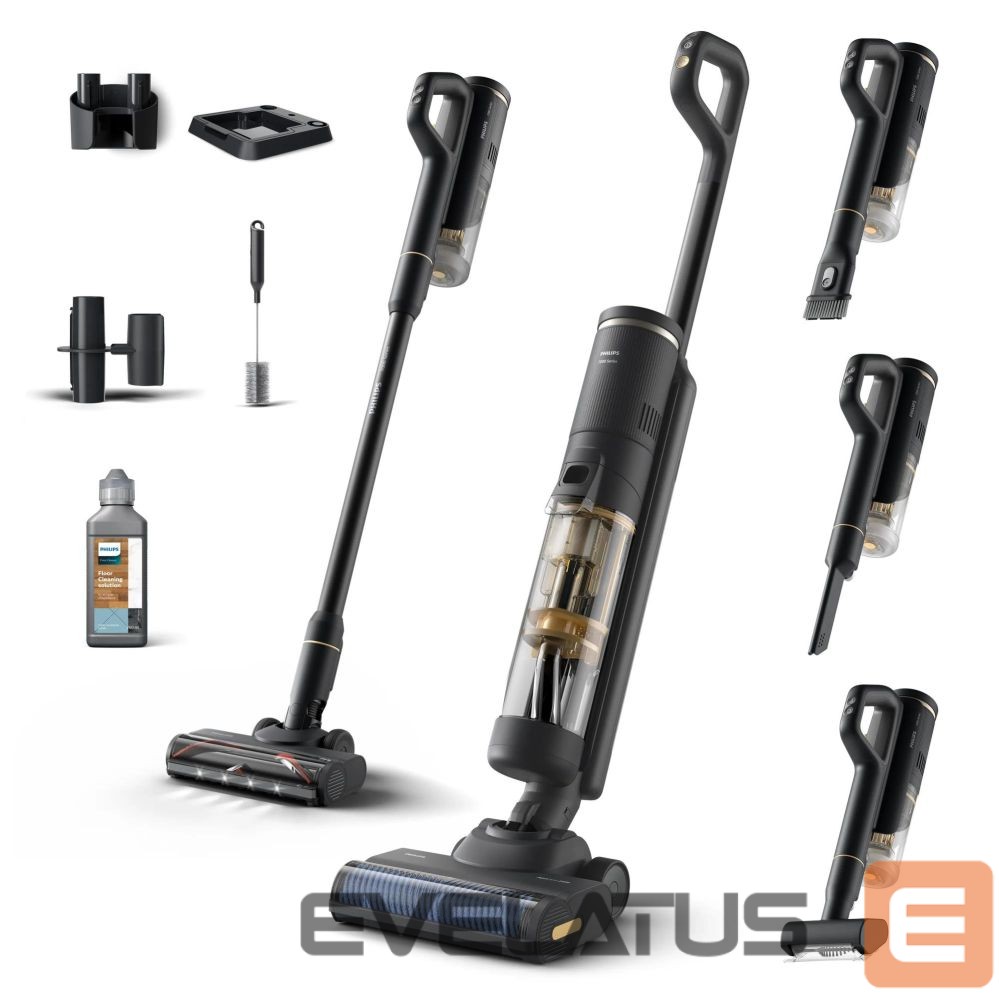 Putekļusūcējs Philips Vacuum Cleaner||XW7264/11|Dry&wet|3-in-1 stick vacuum|Black|Bagless|Battery| 4.5 kg|XW7264/11