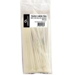 Nevadāms centrmezgls Gembird  CABLE ACC TIES NYLON 100PCS/NYTFR-250X3.6-W 