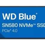 Cietais disks SSD Western Digital  SSD||600xTBW rating|Read speed 4150 MB/s|Write speed 4150 MB/s|NVMe Yes|PCI Express 4.0|M.2|1000 GB|Blue SN580|WDS100T3B1E-00CHF0 