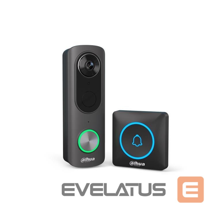Serveru - Citi piederumi DAHUA DOORPHONE KIT WIFI/BATT. BLACK VDKB01-BB