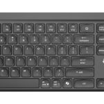 Datora tastatūra Gembird  KEYBOARD WRL SLIM 2.4G+BT US/KB-WPS-03 