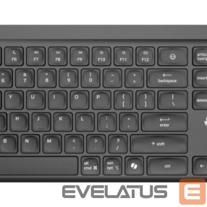 Datora tastatūra Gembird  KEYBOARD WRL SLIM 2.4G+BT US/KB-WPS-03 