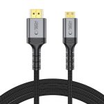 Kabelis Tech-Protect  Tech-Protect UltraBoost Mini HDMI to HDMI 2.1 8K 60HZ Cable 200 cm - Black 