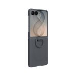 Citas preces Samsung  Samsung Silicone Ring Magnet Cover for Samsung Galaxy Z Flip 8 with MagSafe Compatible Ring - Black 