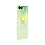 Citas preces Samsung  Samsung Silicone Ring Magnet Cover for Samsung Galaxy Z Flip 8 with MagSafe Compatible Ring - Green 