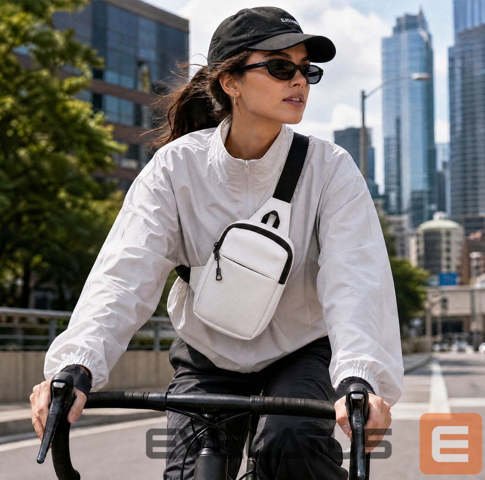 Maciņš universāla grāmata iLike Crossbody bag Urbanflex white