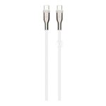 Kabelis fixed  | Braided Cable, 100W | FIXDB-CC12-WH | White 