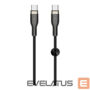 Kontrolieris fixed  | Braided Cable USB-C/USB-C, 2m, 100W | FIXDB-CC2-BK 