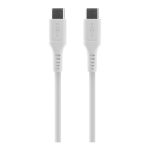 Kontrolieris fixed  | Liquid Silicone Cable USB-C/USB-C, 2m, 60W | FIXDLS-CC2-WH 