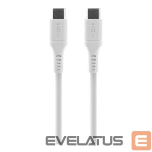 Kontrolieris fixed  | Liquid Silicone Cable USB-C/USB-C, 2m, 60W | FIXDLS-CC2-WH 