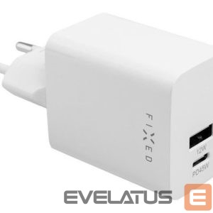 Kontrolieris fixed  Mini USB-C/USB Travel Charger 45W | FIXC45M-CU-WH 