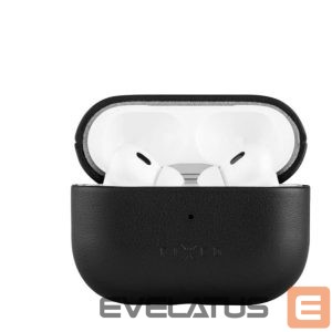 Maciņš austiņām fixed  | Earbuds Case with MagSafe Support | Apple AirPods Pro 2/Pro 2 (USB-C) | Black | Leather 