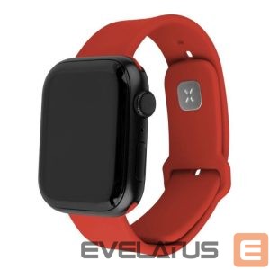 Siksniņa fixed  | Sporty Strap Set for Apple Watch 42/44/45 mm | 170-235 mm | Red | Silicone 