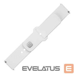 Siksniņa fixed  | Sporty Strap Set with Quick Release 22mm for smartwatch | 160-235 mm | White | Silicone 