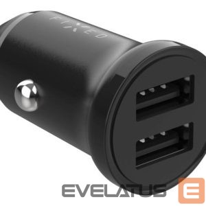 Kontrolieris fixed  Dual USB Car Charger 15W, Black | 