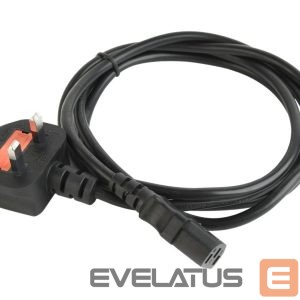 Aizmugurējais vāciņš Gembird  PC-187 UK power cord (C13), 5 A, 6 ft 