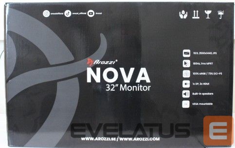 Monitors AROZZI SALE OUT. Nova 32" IPS, 180Hz, Computer Monitor - Forest Green | | Nova | 32 " | IPS | QHD | 16:9 | 180 Hz | 1 ms | 2560 x 1440 pixels | 300 cd/m² | HDMI ports quantity 2 | Forest Green | Warranty 24 month(s) | DEMO