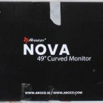 Monitors AROZZI  SALE OUT.  Nova 49" VA, 165Hz - Black |  | Nova | 49 " | VA | 32:9 | 165 Hz | 4 ms | 5120 x 1440 pixels | 350 cd/m² | HDMI ports quantity 2 | Black | Warranty 24 month(s) | DAMAGED PACKAGING, SCRATCHED BODY 