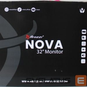 Monitors AROZZI  SALE OUT.  Nova 32" IPS, 180Hz, Computer Monitor - Black |  | Nova | 32 " | IPS | QHD | 16:9 | 180 Hz | 1 ms | 2560 x 1440 pixels | 300 cd/m² | HDMI ports quantity 2 | Black | Warranty 24 month(s) | DEMO 