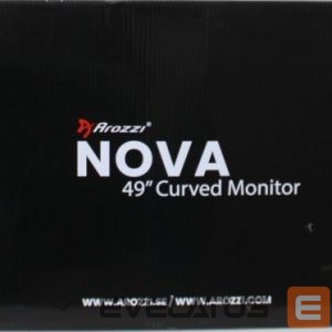 Monitors AROZZI  SALE OUT. |  | Nova | 49 " | VA | 32:9 | 165 Hz | 4 ms | 5120 x 1440 pixels | 350 cd/m² | HDMI ports quantity 2 | Black | Warranty 24 month(s) | DAMAGED PACKAGING, MISSING KEY, STICKERS AND USB-C CABLE 