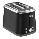 Tosters TEFAL  Toaster | TT7208E0 Collection Retro | Power 850 W | Number of slots 2 | Housing material Stainless steel | Black 