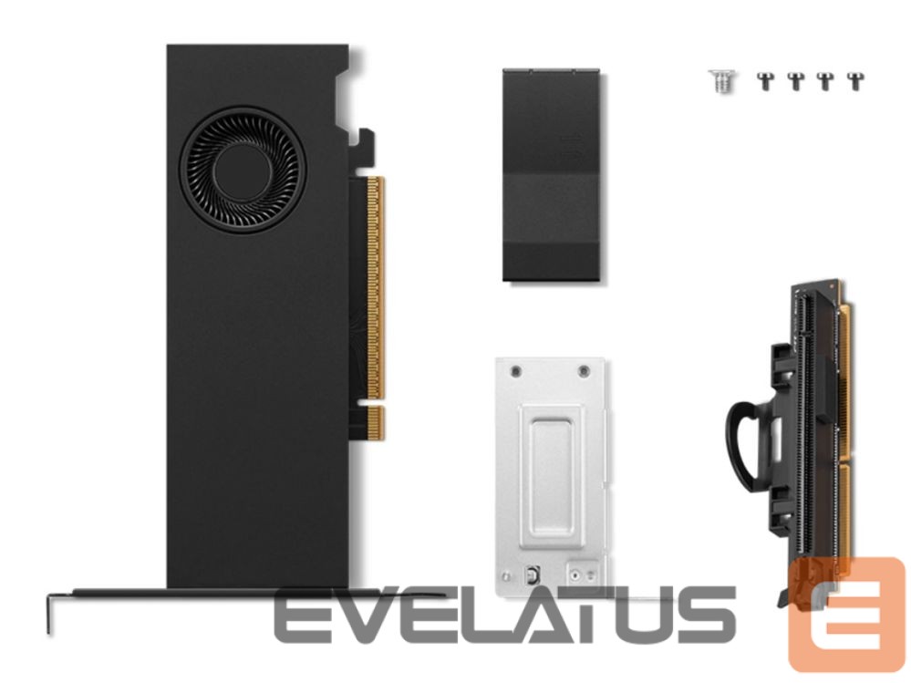 Grafiskās karte / Video kartes Lenovo NVIDIA RTX PRO 2000 Blackwell 16GB mini DP*4 GDDR7 Graphics Card |
