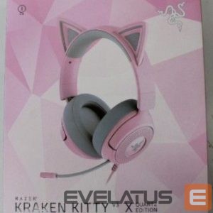 Bezvadu austiņas Razer  SALE OUT.  Kraken Kitty V3 X Headset, Quartz | SALE OUT.  Gaming Headset | Kraken Kitty V3 X | Wired | Over-Ear | Microphone | Quartz | DEMO | Warranty 24 month(s) 