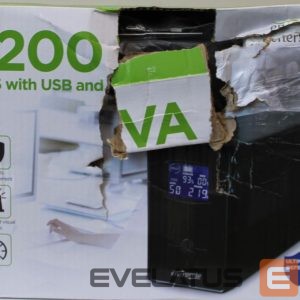 Serveri EnerGenie  SALE OUT.  UPS with USB and LCD display, 1200 VA, black |  | UPS with USB and LCD display, Black | 1200 VA | DAMAGED PACKAGING 