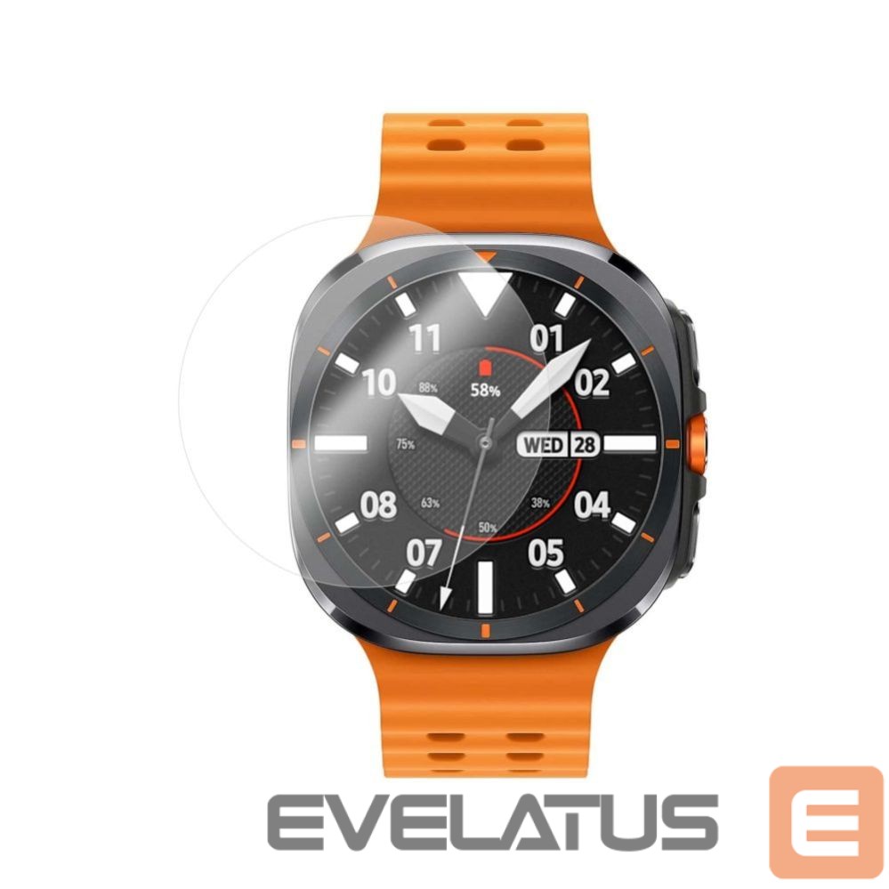 Siksniņa fixed | Protective Tempered Glass for smartwatch Samsung Galaxy Watch Ultra, 2pcs | Clear
