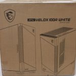 Datoru korpusi MSI  SALE OUT.  MPG VELOX 100R White PC Case, Mid-Tower, USB 3.2, Audio-out, Mic-in |  PC Case | MPG VELOX 100R WHITE | White | Mid-Tower | DAMAGED PACKAGING, DENTED CORNER (TOP) 