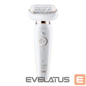 Epilators Braun  Epilator | Silk-épil 9 Flex SES9-030 3D | Operating time (max) 50 min | Number of power levels 2 | Wet & Dry | White 