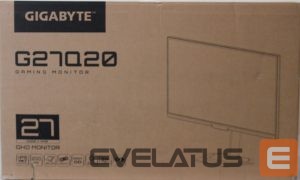 Monitors Gigabyte  SALE OUT.  GAMING MONITOR 27" G27Q20 | SALE OUT. G27Q20 EK | 27 " | SS IPS | QHD | 200 Hz | 0.5 ms | 2560 x 1440 pixels | 350 cd/m² | HDMI ports quantity 2 | Warranty 36 month(s) | DAMAGED PACKAGING, DEMO 